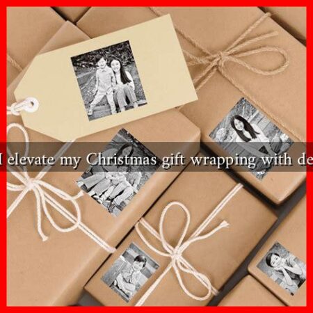 How can I elevate my Christmas gift wrapping with decorations?