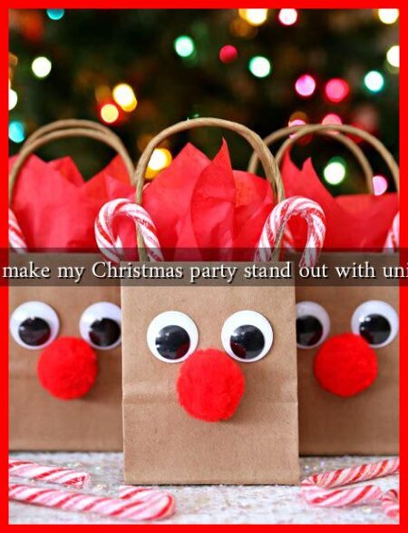 How can I make my Christmas party stand out with unique decor?