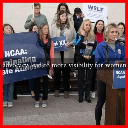 How can advocacy lead to more visibility for women in sports