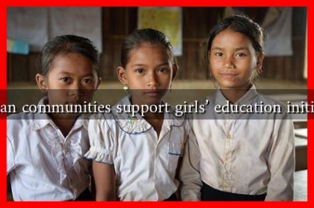 How can communities support girls' education initiatives?