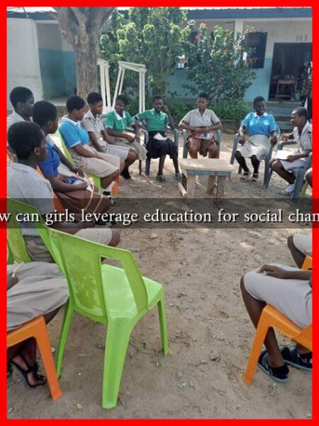 How can girls leverage education for social change?