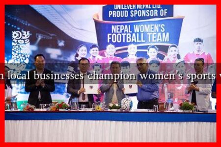 How can local businesses champion women's sports visibility