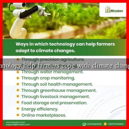 How can technology help farmers cope with climate change in the fall?
