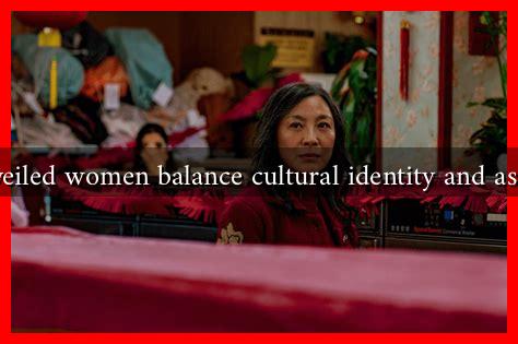 How can veiled women balance cultural identity and assimilation?