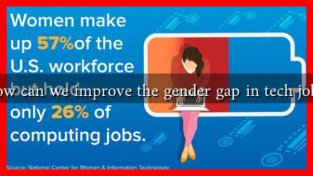 How can we improve the gender gap in tech jobs?