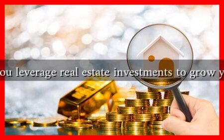 How can you leverage real estate investments to grow your wealth