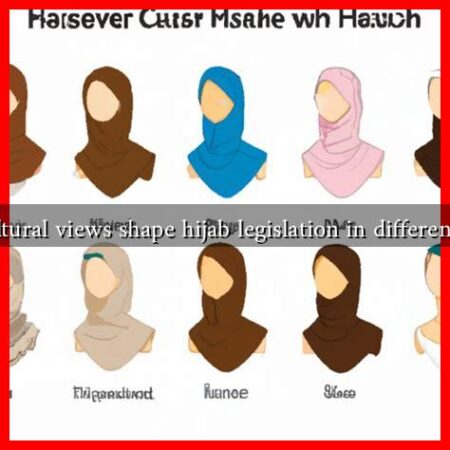 How do cultural views shape hijab legislation in different countries?