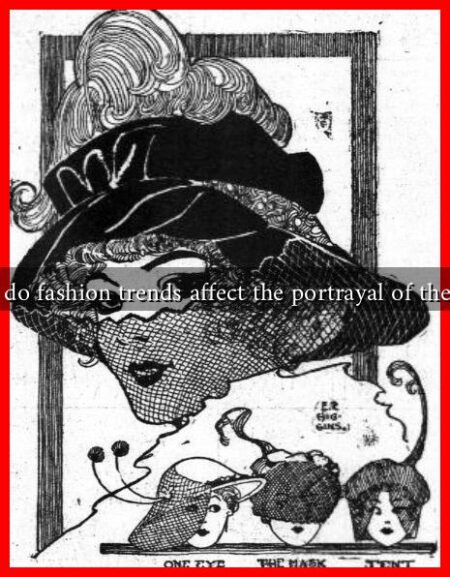 How do fashion trends affect the portrayal of the veil?