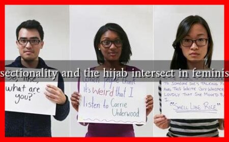 How do intersectionality and the hijab intersect in feminist discussions?