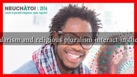How do secularism and religious pluralism interact in the veil debate?