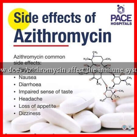 How does Azithromycin affect the immune system