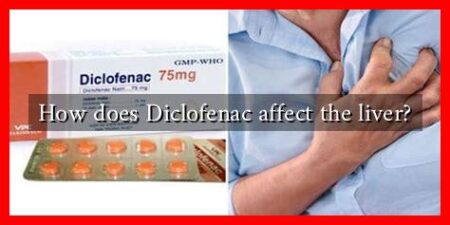 How does Diclofenac affect the liver?