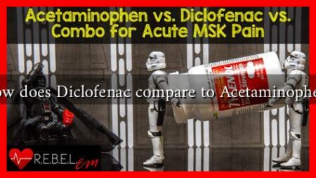 How does Diclofenac compare to Acetaminophen?