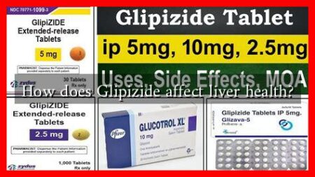 How does Glipizide affect liver health?