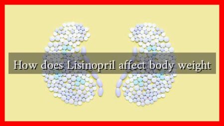 How does Lisinopril affect body weight