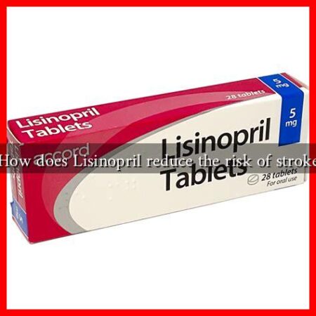 How does Lisinopril reduce the risk of stroke