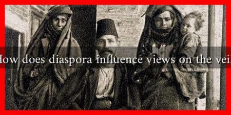 How does diaspora influence views on the veil?