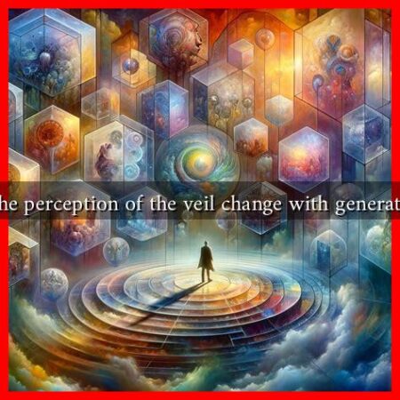 How does the perception of the veil change with generational shifts?