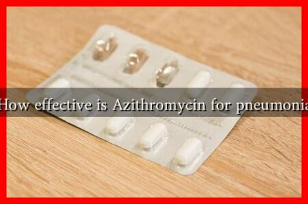 How effective is Azithromycin for pneumonia