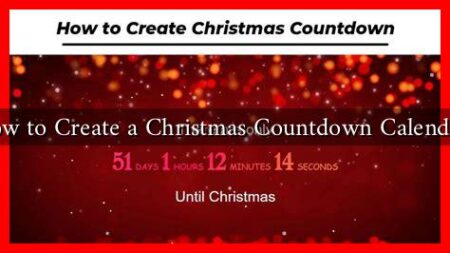 How to Create a Christmas Countdown Calendar? How to Create a Christmas Countdown Calendar?
