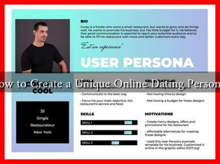 How to Create a Unique Online Dating Persona?