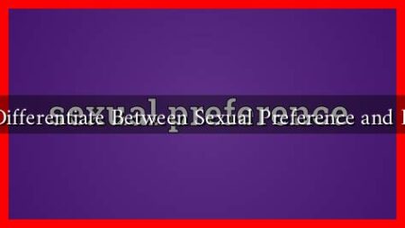 How to Differentiate Between Sexual Preference and Blockage?