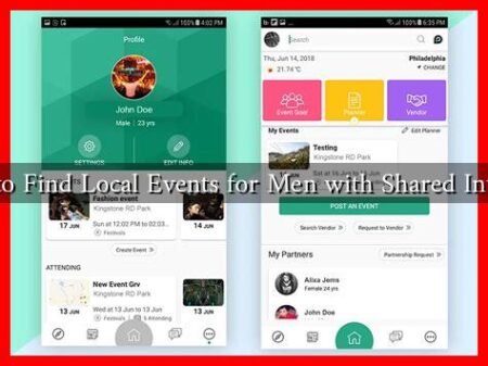 How to Find Local Events for Men with Shared Interests