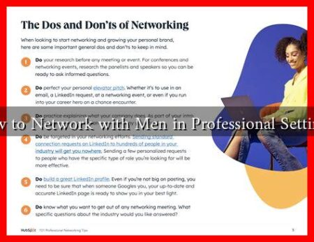 How to Network with Men in Professional Settings? How to Network with Men in Professional Settings?