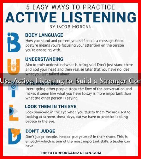 How to Use Active Listening to Build a Stronger Connection? How to Use Active Listening to Build a Stronger Connection?