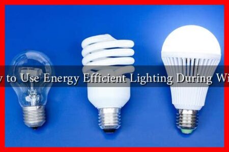 How to Use Energy Efficient Lighting During Winter How to Use Energy Efficient Lighting During Winter