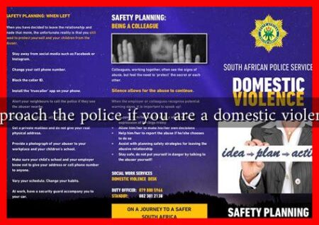 How to approach the police if you are a domestic violence victim?