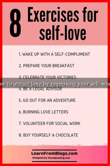 How to attract love by improving your self-worth