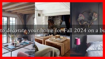 How to decorate your home for Fall 2024 on a budget?