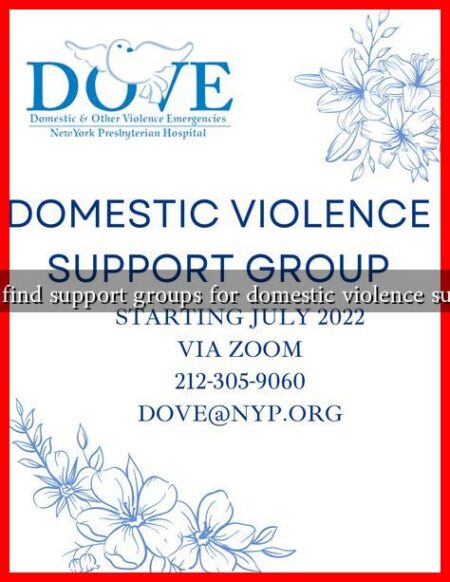 How to find support groups for domestic violence survivors? How to find support groups for domestic violence survivors?