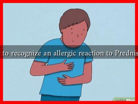 How to recognize an allergic reaction to Prednisone?