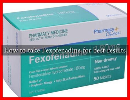 How to take Fexofenadine for best results