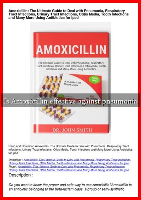 Is Amoxicillin effective against pneumonia