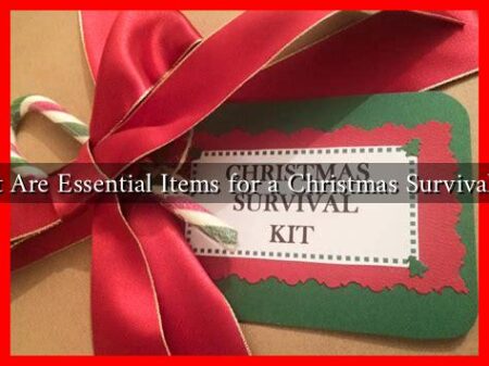 What Are Essential Items for a Christmas Survival Kit?