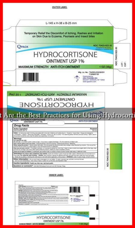 What Are the Best Practices for Using Hydrocortisone