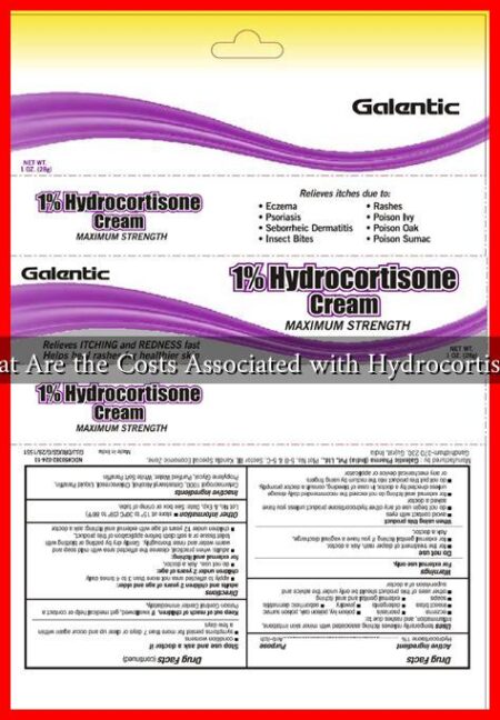 What Are the Costs Associated with Hydrocortisone What Are the Costs Associated with Hydrocortisone