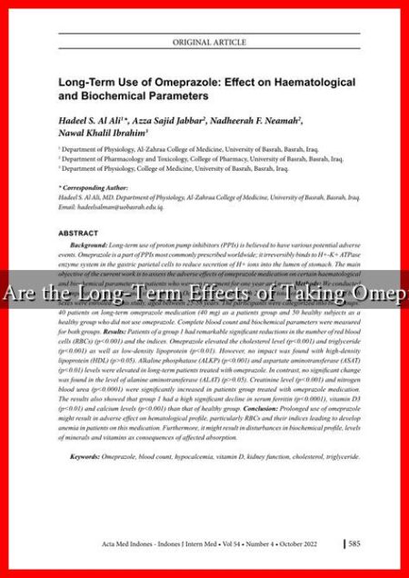 What Are the Long-Term Effects of Taking Omeprazole
