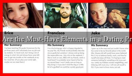 What Are the Must-Have Elements in a Dating Profile?