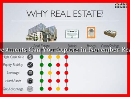 What Investments Can You Explore in November Real Estate?