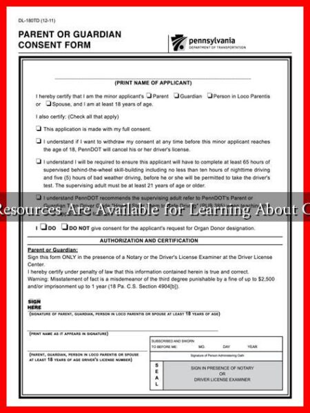 What Resources Are Available for Learning About Consent What Resources Are Available for Learning About Consent