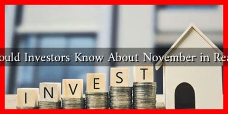 What Should Investors Know About November in Real Estate?