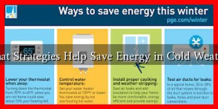 What Strategies Help Save Energy in Cold Weather