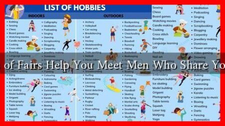 What Types of Fairs Help You Meet Men Who Share Your Hobbies?