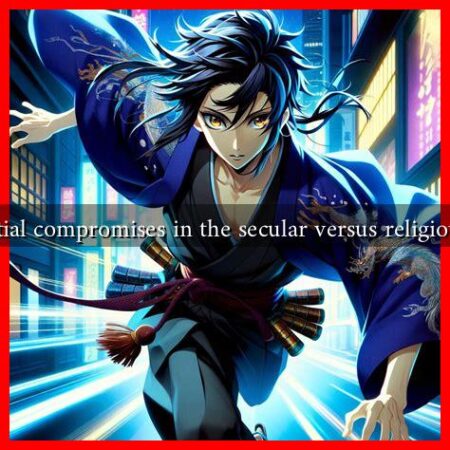 What are potential compromises in the secular versus religious attire debate?