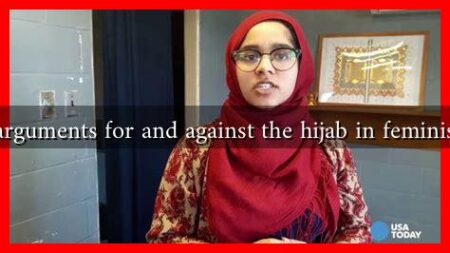 What are the arguments for and against the hijab in feminist movements?