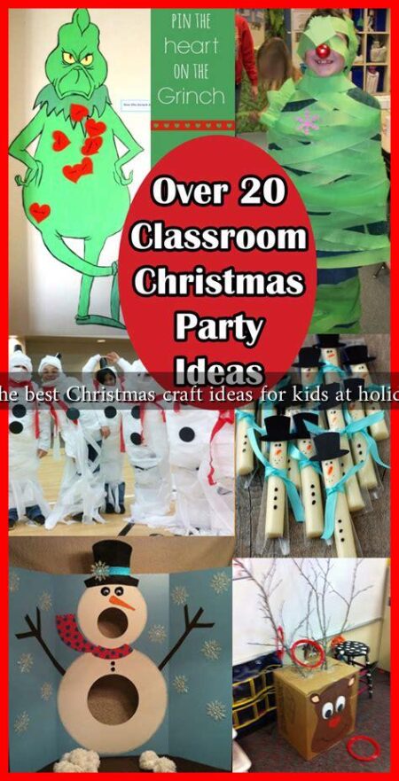 What are the best Christmas craft ideas for kids at holiday parties?